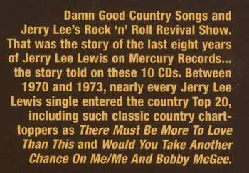10CD/Caja Jerry Lee Lewis: Mercury Smashes... And Rockin' Sessions