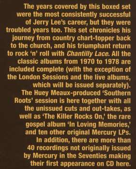 10CD/Caja Jerry Lee Lewis: Mercury Smashes... And Rockin' Sessions