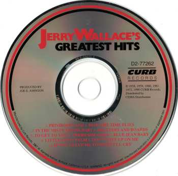 CD Jerry Wallace: Jerry Wallace's Greatest Hits