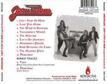 CD Jerusalem: Can't Stop Us Now