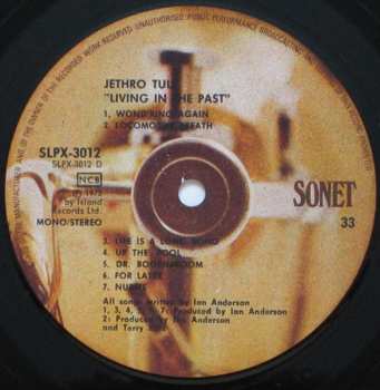 2LP Jethro Tull: Living In The Past