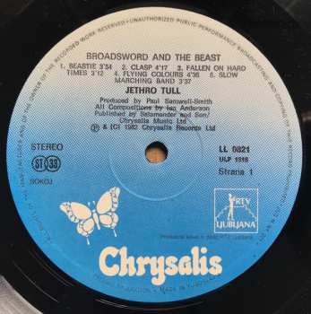 LP Jethro Tull: The Broadsword And The Beast