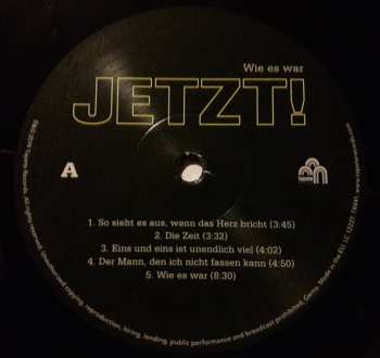 LP Jetzt!: Wie Es War