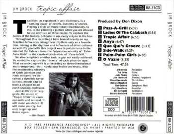 CD Jim Brock: Tropic Affair