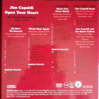 3CD/DVD/Caja Jim Capaldi: Open Your Heart – The Island Recordings 1972-1976