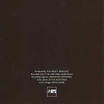 CD Jim Hall: It's Nice To Be With You (Jim Hall In Berlin)