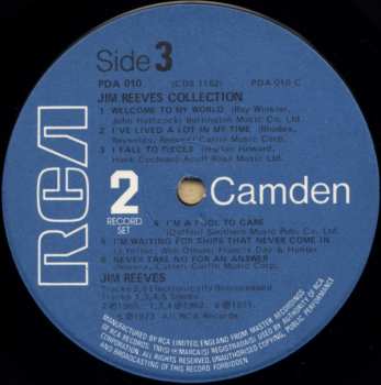 2LP Jim Reeves: The Jim Reeves Collection (2xLP)