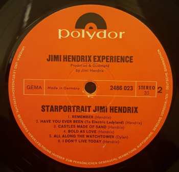 2LP/Caja The Jimi Hendrix Experience: Starportrait Jimi Hendrix