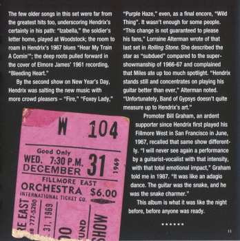 SACD Jimi Hendrix: Machine Gun: The Fillmore East First Show 12/31/1969 