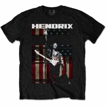 Merch Jimi Hendrix: Camiseta Peace Flag 
