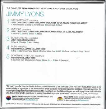 5CD/Caja Jimmy Lyons: The Complete Remastered Recordings On Black Saint & Soul Note