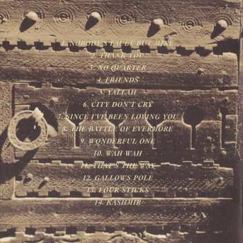 CD Jimmy Page: No Quarter: Jimmy Page & Robert Plant Unledded