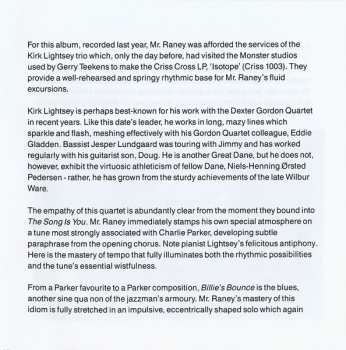CD Kirk Lightsey: The Master