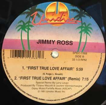 LP Jimmy Ross: Fall Into A Trance / First True Love Affair