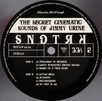 2LP Jimmy Urine: The Secret Cinematic Sounds Of Jimmy Urine CLR | NUM