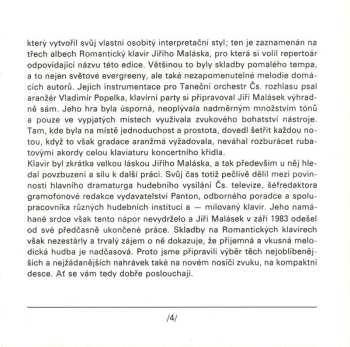 CD Jiří Malásek: Romantický Klavír Jiřího Maláska 1973-1983 (Romantic Piano Of Jiří Malásek 1973-1983)