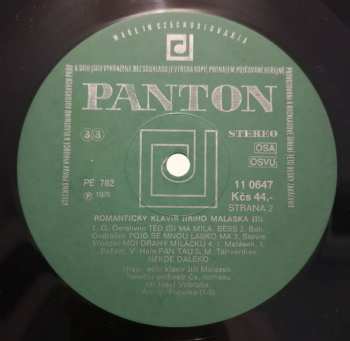 LP Jiří Malásek: Romantický Klavír Jiřího Maláska | 2 (Romantic Piano Of Jiří Malásek | 2)