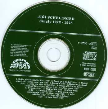 CD Jiří Schelinger: Singly 1972 - 1978