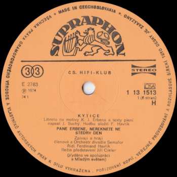 3LP/Caja Jiří Suchý: Kytice (3xLP + BOX + BOOKLET)