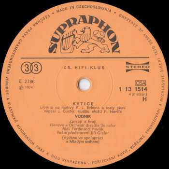 3LP/Caja Jiří Suchý: Kytice (3xLP + BOX + BOOKLET)