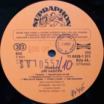 LP Jiří Vašíček: Tenkrát