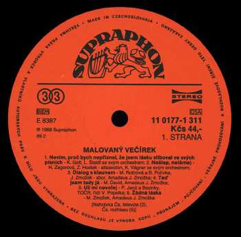 LP Jiří Zmožek: Malovaný Večírek