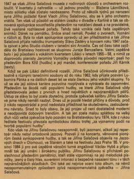 LP Jiřina Salačová: ...Když Nám Bývalo Šestnáct... (1941—1954)