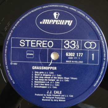 LP J.J. Cale: Grasshopper