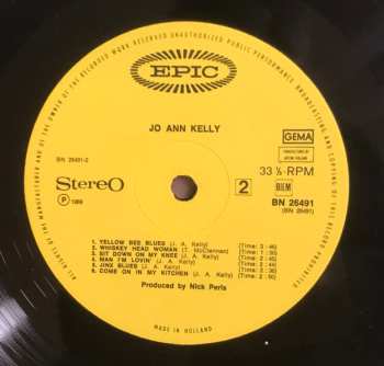 LP Jo-Ann Kelly: Jo-Ann Kelly