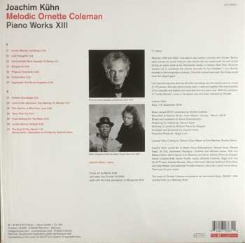 LP Joachim Kühn: Melodic Ornette Coleman - Piano Works XIII
