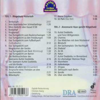 CD Joachim Ringelnatz: Spricht Seemannsballaden Und Turngedichte - Historische Aufnahmen von 1922