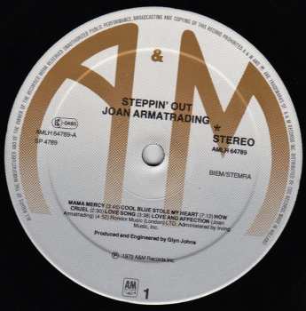 LP Joan Armatrading: Steppin' Out