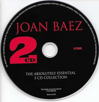 3CD Joan Baez: The Absolutely Essential 3 CD Collection