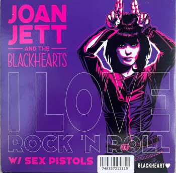 SP Joan Jett & The Blackhearts: Bad Reputation / I Love Rock 'n Roll