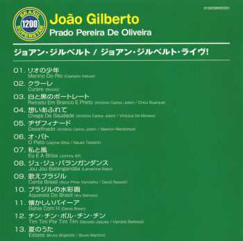 CD João Gilberto: Prado Pereira De Oliveira (Ao Vivo)