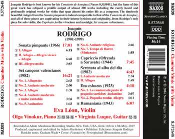 CD Joaquín Rodrigo: Chamber Music with Violin