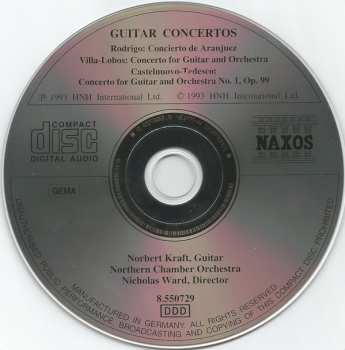 CD Joaquín Rodrigo: Concierto De Aranjuez / Guitar Concerto / Guitar Concerto No. 1