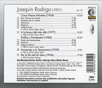 CD Joaquín Rodrigo: Five Orchestral Pieces
