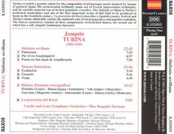 CD Joaquin Turina: Sinfonía Sevillana • Danzas Fantásticas • La Procesión Del Rocío