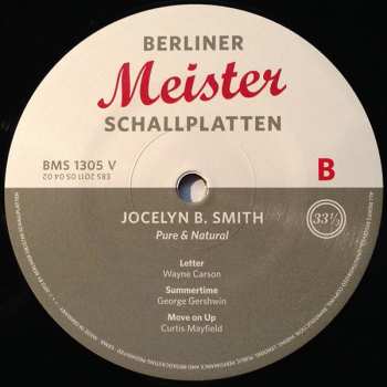 LP Jocelyn B. Smith: Pure & Natural LTD | NUM