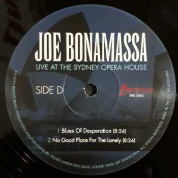2LP Joe Bonamassa: Live At The Sydney Opera House