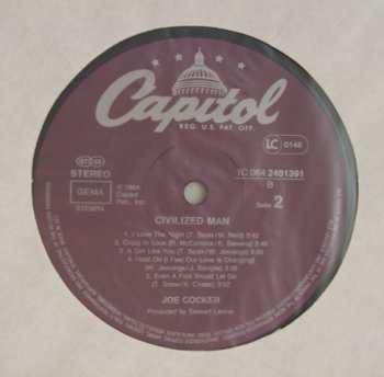 LP Joe Cocker: Civilized Man