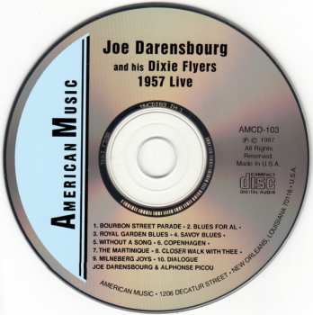 CD Joe Darensbourg And His Dixie Flyers: 1957 Live