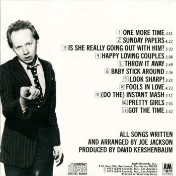 CD Joe Jackson: Look Sharp!