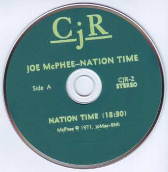 CD Joe McPhee: Nation Time
