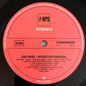 LP Joe Pass: Intercontinental
