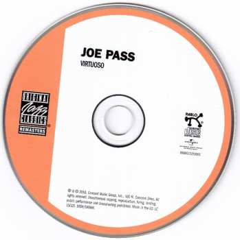 CD Joe Pass: Virtuoso