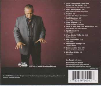 CD Joe Sample: Soul Shadows