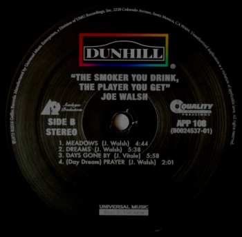 LP Joe Walsh: The Smoker You Drink, The Player You Get LTD