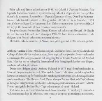 CD Anthony Halstead: Drottningholmsmusiken / Lilla Drottningholmsmusiken